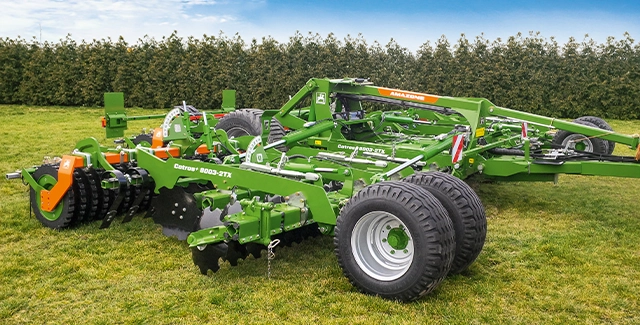 Amazone Catros+ 8003 2TX tillage equipment.